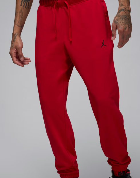 Jordan Sport Crossover Men's Dri-FIT Fleece Pants RED SZ L