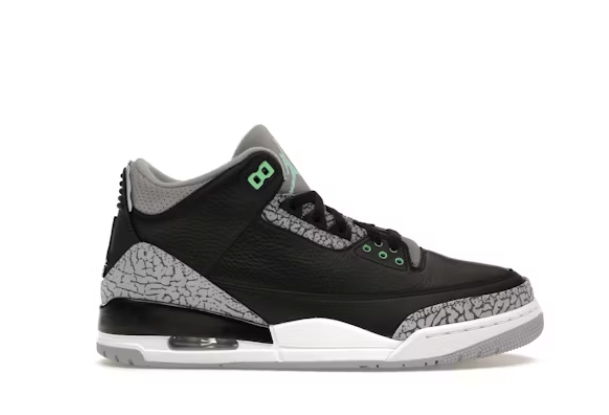 Jordan 3 Green Glow Sz 10