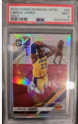 2019-20 Panini Donruss Optic LeBron James - PSA 9