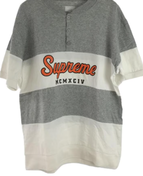 SUPREME MCMXCIV CREW NECK SHORT SLEEVE TEE SZ L