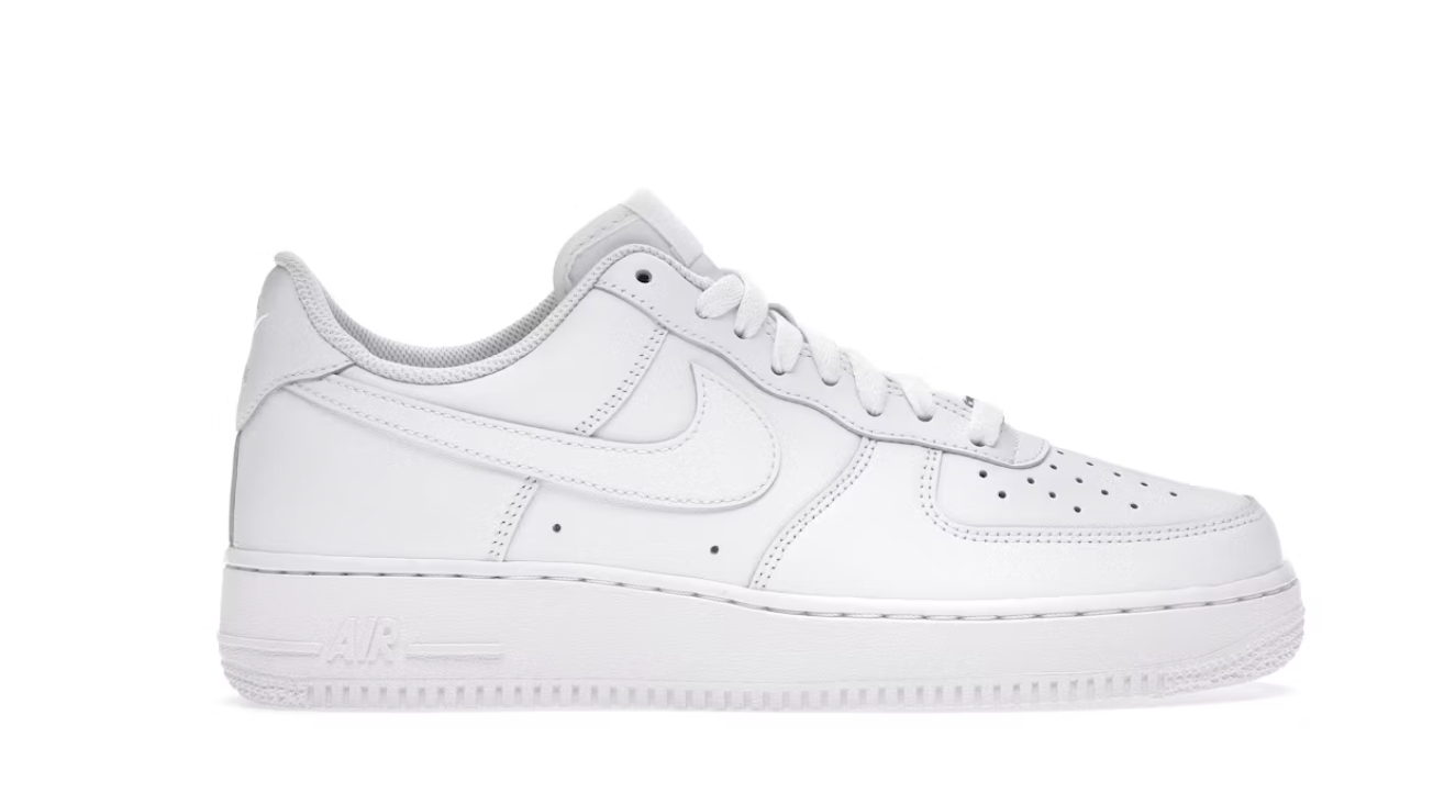 Sz 12 Nike Air Force 1 '07 'White'