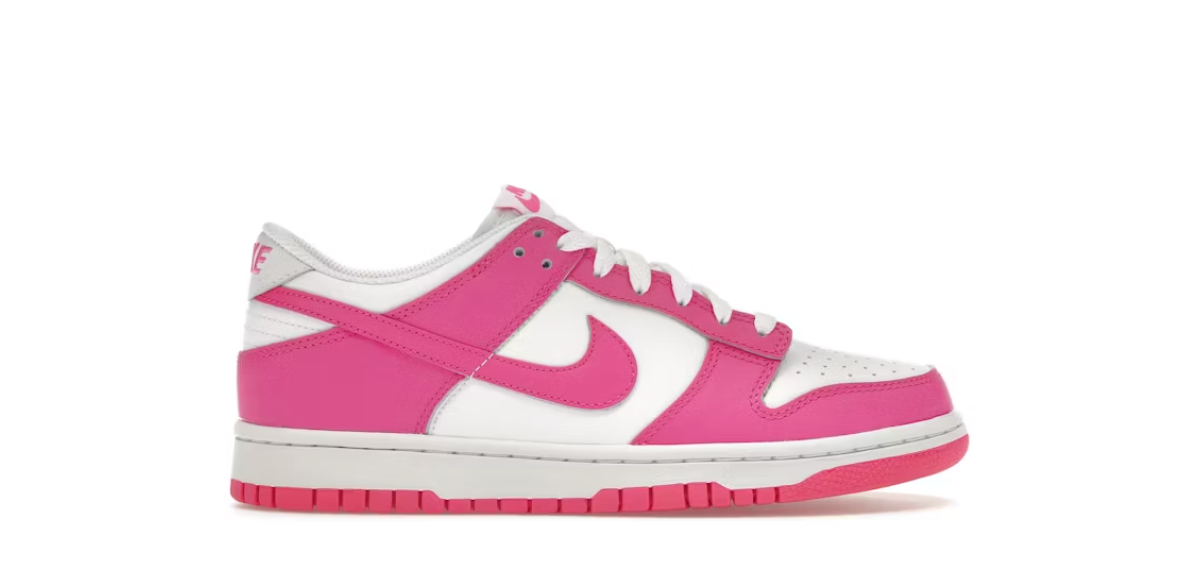 Sz 7Y Nike Dunk Low (GS) 'Laser Fuchsia'