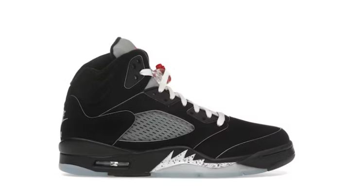 Jordan 5 Retro OG Black Metallic Sz 7.5 (Replacement box)