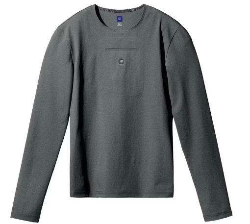 Yeezy Gap Mens Long Sleeve Second Skin Dark Green SZ XL