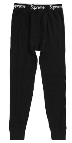Supreme Hanes Thermal Pant (1 Pack) Black SZ XXL RIPPED BAG