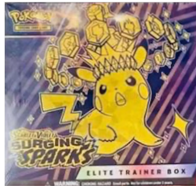 2025 Pokémon Scarlet & Violet Surging Sparks Elite Trainer Box