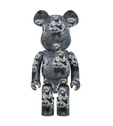 Bearbrick Riot Cop 1000%