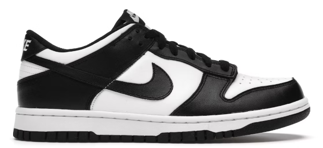 Nike Dunk Low Retro White Black Panda (GS) SZ 6Y