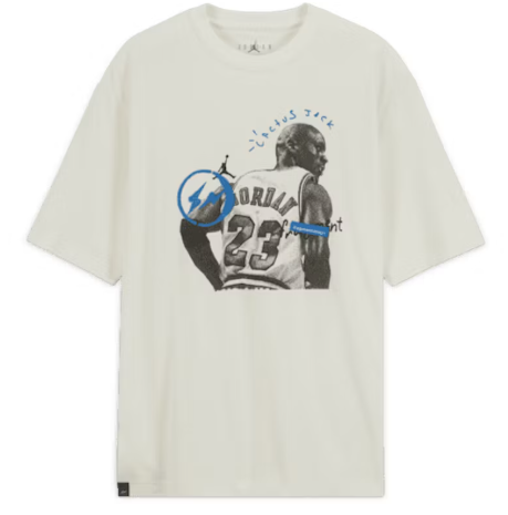 Travis Scott x Jordan x Fragment T-shirt White SZ L