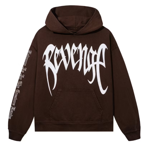 Revenge XXXTentacion Heartbreak Hoodie Brown SZ L