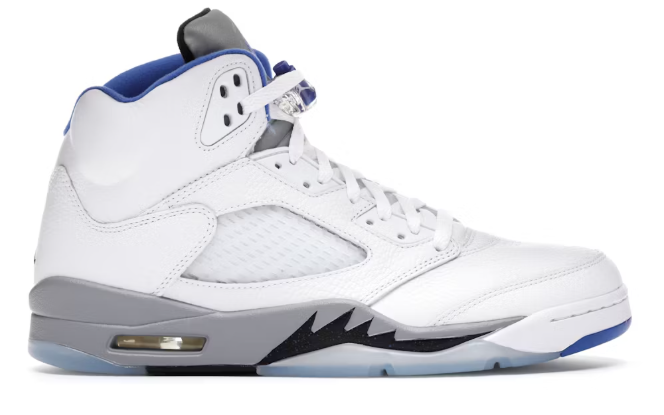 Jordan 5 Retro White Stealth (2021) SZ 9.5 USED