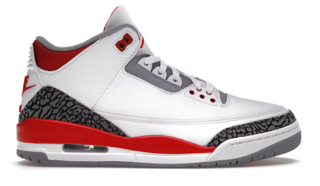 Jordan 3 Retro Fire Red (2022) SZ 9