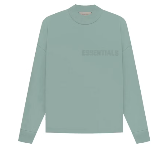 Fear of God Essentials LS Tee Sycamore Sz Large