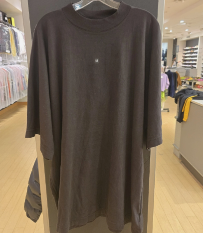 Yeezy Gap Engineered by Balenciaga Logo 3/4 Sleeve T-shirt BROWN SZ M