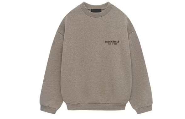 Fear of God Essentials Fleece Crewneck (FW24) Heather Gray
