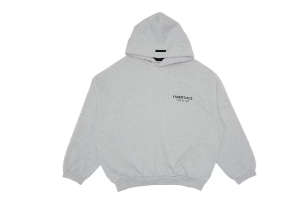 Fear of God Essentials Fleece Hoodie Light Heather Gray