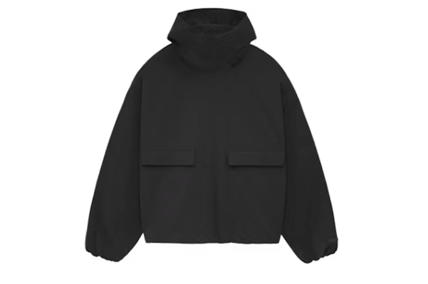 Fear of God Essentials Military Nylon Hooded Anorak Black