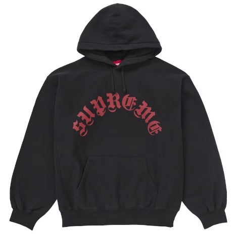 Supreme Printed Arc Hooded Sweatshirt Black SZ XXL