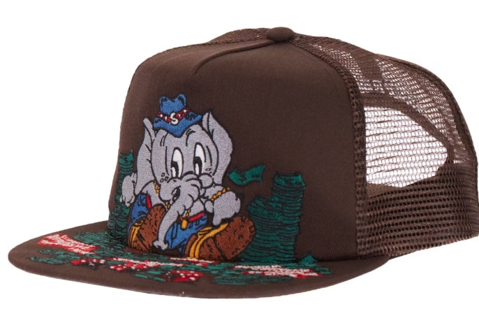 Supreme Elephant Mesh Back 5-Panel Brown