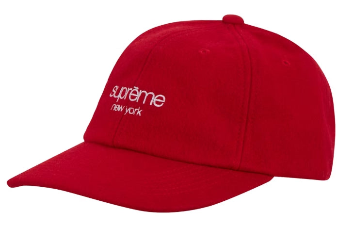 Supreme Waxed Wool 6-Panel Red