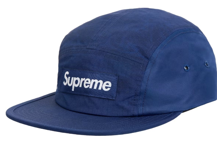 Supreme Waxed Ripstop Camp Cap Navy