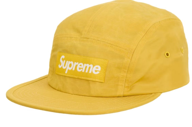 Supreme Waxed Ripstop Camp Cap Yellow