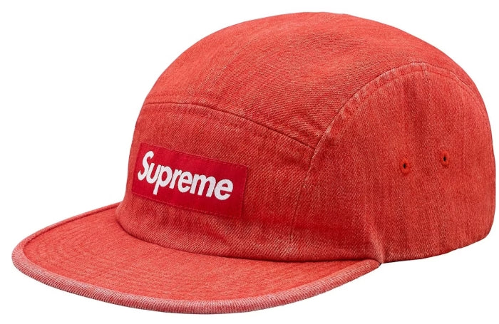 Supreme Denim Camp Cap Red