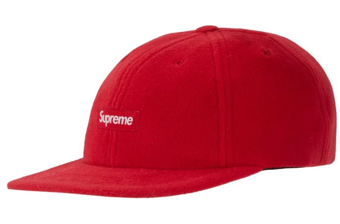 Supreme Polartec Small Box 6-Panel Red