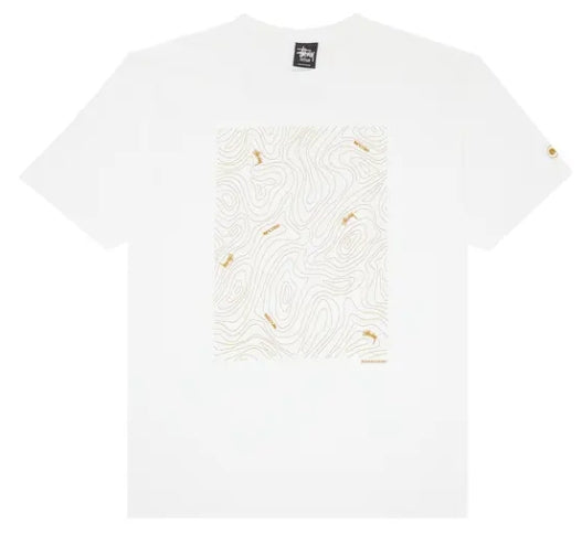 Stussy Incase Topo Tee 'White' SZ 2XL