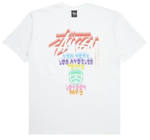 Stussy Motion World Tour Tee 'White' SZ XL
