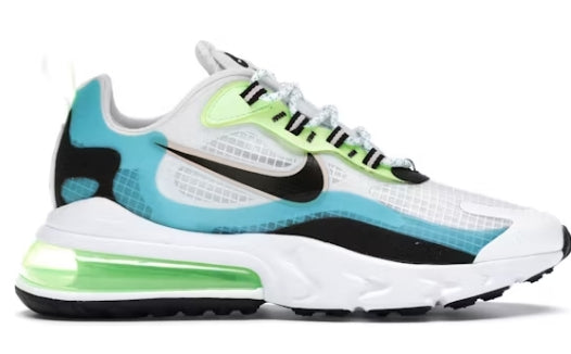 Nike Air Max 270 React Oracle Aqua Ghost Green Size 8m USED (No Box)