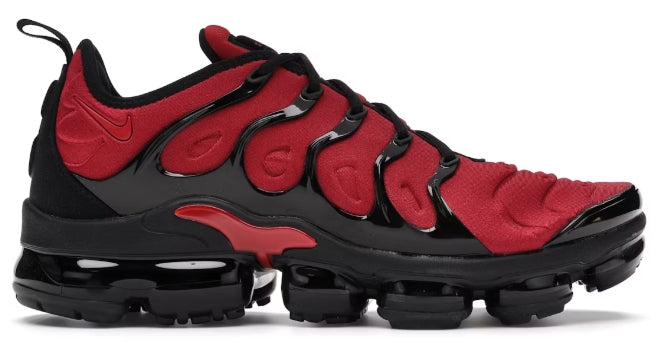 Nike Air Vapormax Plus University Red Black SZ 11 MISSING LID