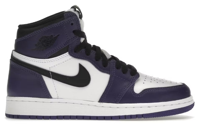 Jordan 1 Retro High Court Purple White (GS) SZ 4.5Y USED NO BOX
