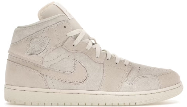 Jordan 1 Mid SE Craft Pale Ivory SZ 8.5 USED MISSING LID