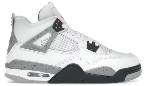 Jordan 4 Retro White Cement (2025) (GS) SZ 4Y MISSING LID