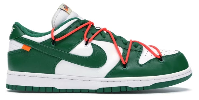 Nike Dunk Low Off-White Pine Green SZ 13 USED