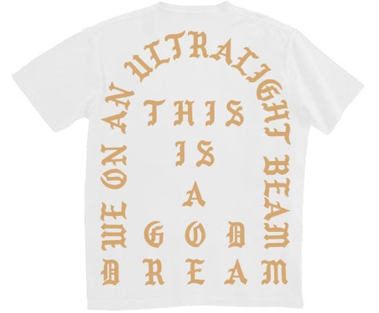Kanye West Cape Town Pablo Pop-Up Ultralight Beam T-shirt White SZ 2XL