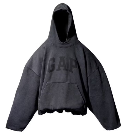 Yeezy Gap Engineered by Balenciaga Dove Hoodie Washed Black SZ SMALL
