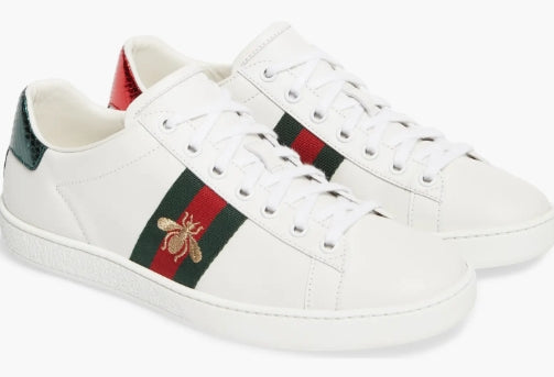 Gucci Ace Embroidered Bee Women's Sz 37.5