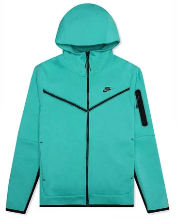 Nike Sportswear Tech Fleece Hoodie Washed Teal/Black/Black SZ MEDIUM