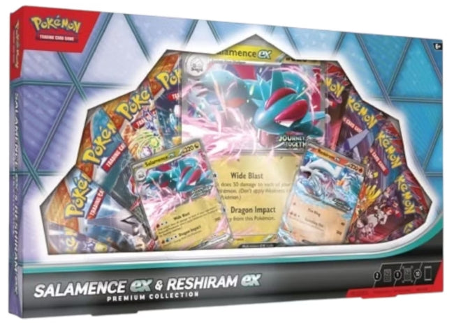 2025 Pokémon Mega Evolution Salamence & Reshiram EX Premium Collection Box