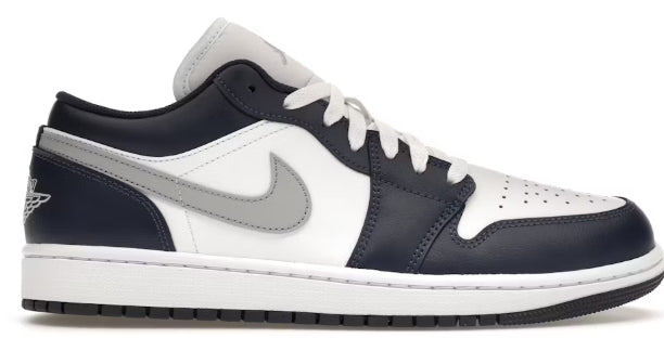Jordan 1 Low Wolf Grey Midnight Navy SZ 8 MISSING LID