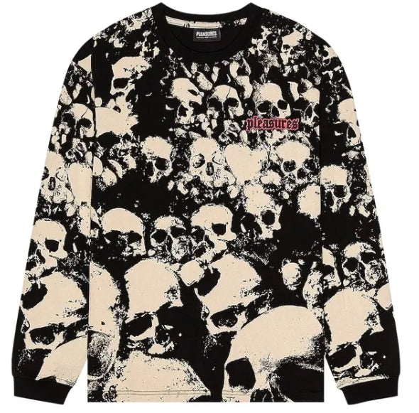Pleasures Despair Long-sleeve Shirt 'Black' SZ XL