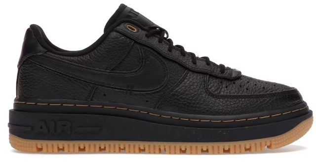 Nike Air Force 1 Low Luxe Black Gum SZ 10 USED