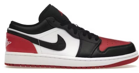Jordan 1 Low Bred Toe 2.0 SZ 10.5M (NO LID)