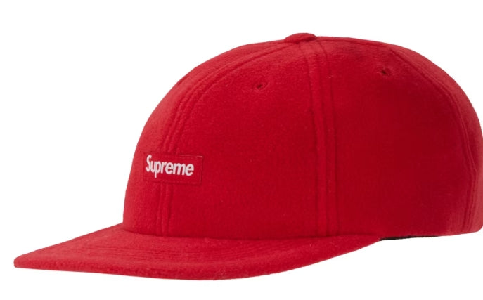 Supreme Polartec Small Box 6-Panel Red