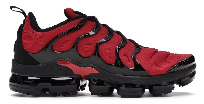 Nike Air Vapormax Plus University Red Black SZ 12 MISSING LID