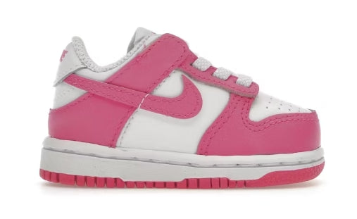 Nike Dunk Low Laser Fuchsia (TD) SZ 10C MISSING LID