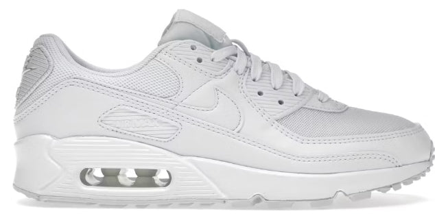 Nike Air Max 90 Triple White (2022) (Women's) SZ 8.5/7M NO BOX YELLOWING