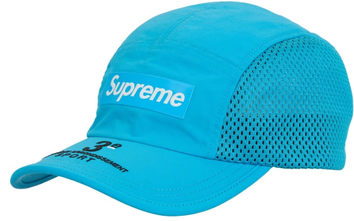 Supreme Mesh Side Panel Camp Cap (SS24) Cyan